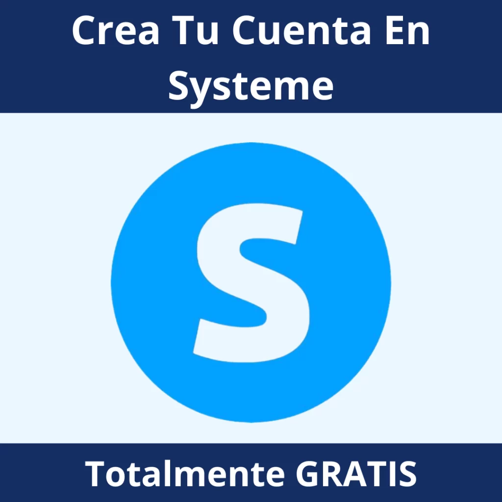 Crea tu cuenta en Systeme